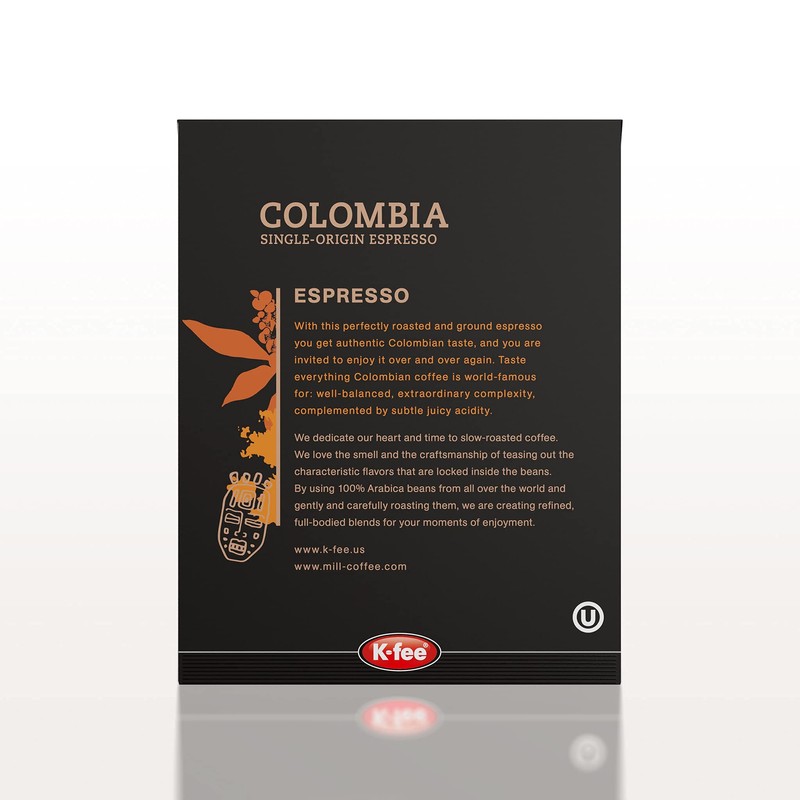 Mill Coffee Colombia Espresso K-fee® compatible with Starbucks Verismo* |
