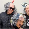 Overcome wig for performance, short curly hair for baldness (WFHJ3HU) / 공연용 극복 가발 대머리 연출용 단발 곱슬 (WFHJ3HU)