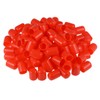 sourcing map 100pcs Rubber End Caps 12mm ID Vinyl Round