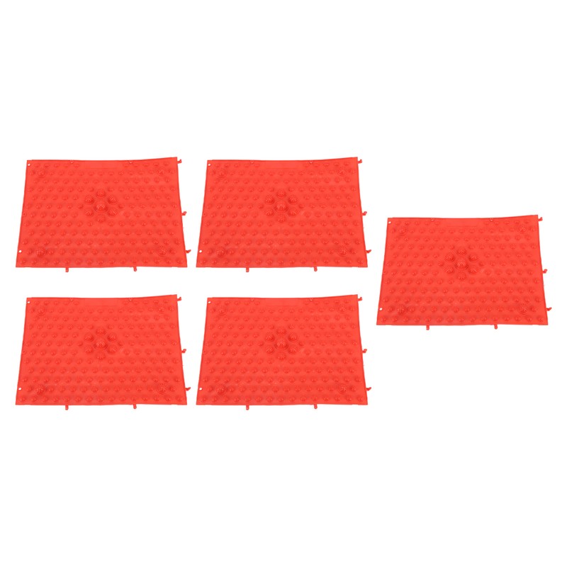 5Pcs Foot Massage Mat TPE Acupressure Walking Toe Plate Massage