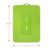 Elite Gourmet Rectangular Silicone Suction Lids, Set of 3, Multi