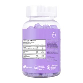 Sugarbearsleep Gomitas Veganas para Dormir con 5-HTP, Melatonina, Magnesio y L-Teanina