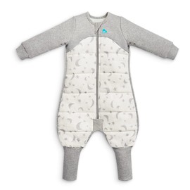 Love to Dream Warm Baby Sleep Suit (6-12 Mo), Super Soft Temp Regulating Sleeping Suit, 2.5TOG Warm Wearable Blanket, White