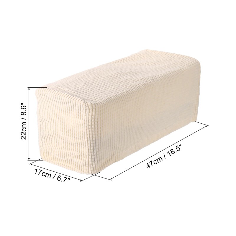 sourcing map 2pcs Stretch Armrest Covers for Chairs/Sofas, Couch Arm