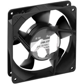 Globe Motors A47-B10A-23T3-000, Fan; AC; 230V; 120x120x25mm; Sq; 64/71CFM; 14/11W; 34/38dBA; 2700RPM; Terminals