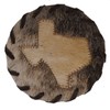 Cowhide Coaster