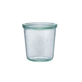 WECK Mold Shape Glass Canister, 16.9 fl oz (500 ml) WE-742
