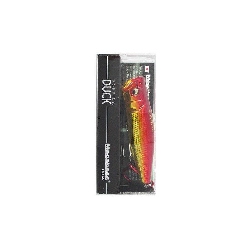 Megabass POPPING DUCK GG Akakin Lure
