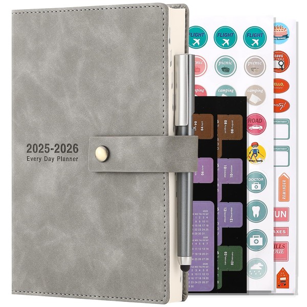 Academic Diary 2025-2026 Daily Planner A5 Day to Page Daily