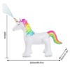 Giant Inflatable Unicorn Sprinkler for Pool Play – PVC Water