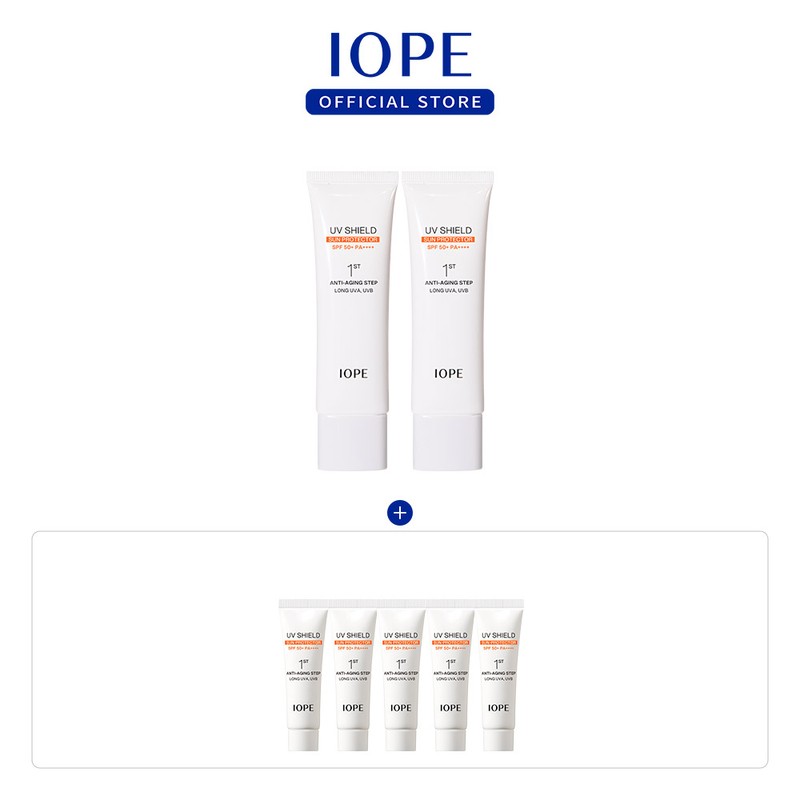 IOPE UV Shield Sun Protector Duo (50ml+50ml) SPF50+/PA++++ UV Sun