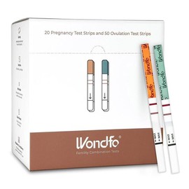Wondfo 배란 테스트 스트립 50개와 임신 키트 20개 - 가정 자가 점검을 위한 신속한 검사 감지(LH 50 + HCG [50 LH + 20 HCG] Wondfo Ovulation Test Strips 50 pcs and Pregnancy Kits 20 pcs - Rapid Test Detection for Home Self-Testing (LH 50 + HCG [50 LH + 20 HCG])