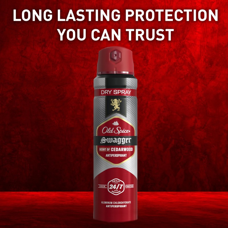 Old Spice Dry Spray Antiperspirant Deodorant for Men, 24/7 Sweat