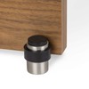 4 x So-Tech® Door Stops DUST Brushed Stainless Steel Diameter