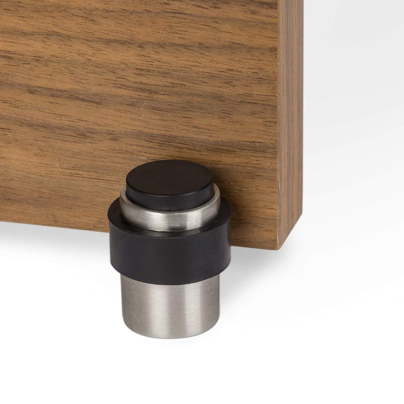 4 x So-Tech® Door Stops DUST Brushed Stainless Steel Diameter