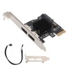 PCIE to Power ESATA Expansion Card 2 Port 6.0Gbps Support