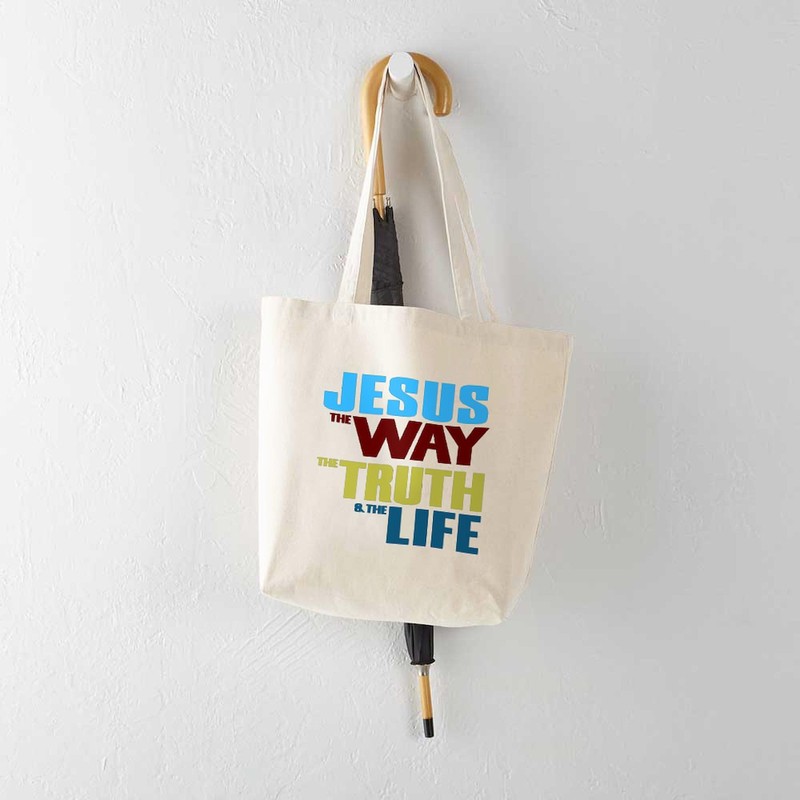 CafePress Jesus The Way The Truth &Amp; The Life Tote