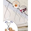 NACETURE Ceiling Hook Clips- 50 Pack Drop Ceiling Hanger Hooks