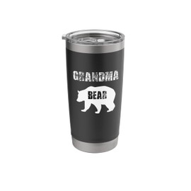 Grandma Bear Grandmother Polar Bear Stainless Steel Insulated Tumbler