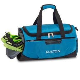 Kuston Sports Small Gym Bag for Men and Women Travel Duffel Bag Workout Bag with Shoes Compartment&Wet Pocket