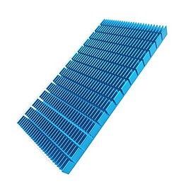 YVSPTIK Aluminum Heat Sink Heatsink Module Cooler Fin Heat Radiator Board Cooling for Amplifier Transistor Semiconductor Devices Blue Tone 150 mm (L) x 74 mm (W) x10 mm (H)