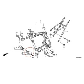 HONDA GENUINE OEM HONDA LEFT FRAME ENGINE GUARD PROTECTOR CRF150R CRF250R CRF250X
