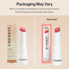 Honest Beauty Honest Beauty Moisturizing Vegan Tinted Lip Balm | Antioxidant-rich Acai Extracts + Avocado Oil | Paraben Free + Cruelty Free | Summer Melon