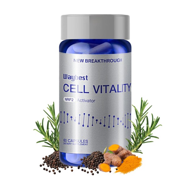 NRF2 Activator Antioxidant Supplements for Cell Vitality by Waybest,60 Capsules(1