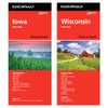 Rand McNally State Maps: Iowa and Wisconsiin (2 Maps)
