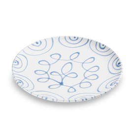 Gmundner Ceramics - Meat Plate Diameter 25 cm Mottled Blue