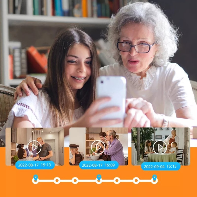 BOAVISION 4G Mini Security Camera SIM Card PIR Motion Nanny