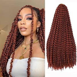 wist Hair Ombre Color Water Wave Crochet Br (18 Inch (Pack of 6), #350)