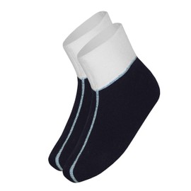 wobera Angora 70% Angora Double Walled Foot Warmers for Men and Women (Size 2 (UK 5-8), Navy
