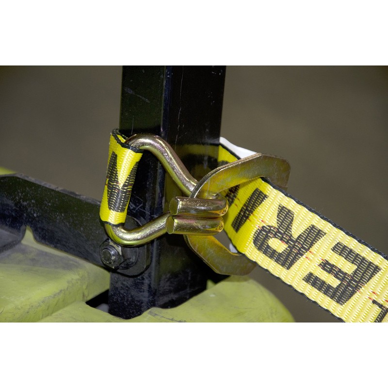 Erickson 58629 Yellow 2" x 20' Ratchet Strap with Floating