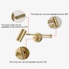 Jadssox Swing Arm Wall Sconce Adjustable Wall Mount Reading Light
