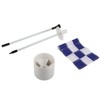 Golf Flagpole Portable 3 Feet Golf Flag Pole Flag Hole