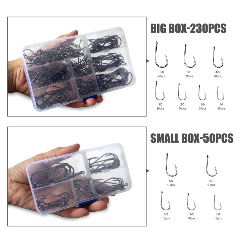 Dingbear 50PCS Carp Fish Hook Fishing Hooks