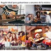 Capotraste Hekyip para Guitarra con Soporte para Púas, 6 Púas