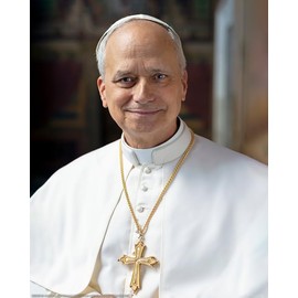 Catholic to the Max Pope Leo XIV Formal Portrait Sleeved Print (8x10)