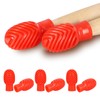 6 Pack Drumstick Dampeners for Silent Practice Drums Silicone Drumstick