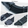 FELTECHELECTR Computer Motherboard Extension Wire 8pin 30cm Nylon Braided Power