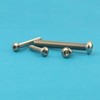 Eisenwaren2000 M6 x 12 mm Allen Key Rounded Head Screws
