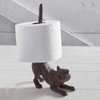 47th & Main Cast Iron Paper Towel Holder, 9.5-Inches Tall,