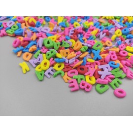 Colorful edible school enrollment Letters Sprinkles- Sugar decoration for the start of school - ABC alphabet figures for cakes and cupcakes Decorating, 2.5oz(Not including a full alphabet set)