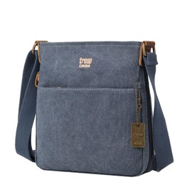 troop London TRP0237 Classic fabric Shoulder bag, ash grey