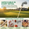 100Pcs 4.7 Inch Golf Party Food Sticks, Reusable Bamboo Food