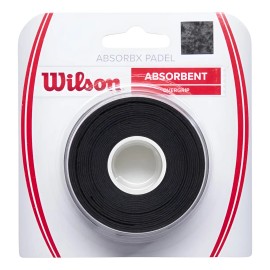 Cinta de Pádel Wilson AbsorbX 3 Pack Negro – Alto Rendimiento