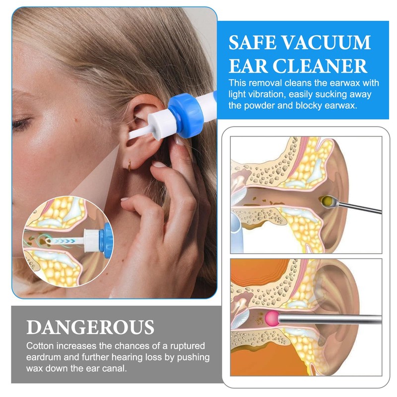 3 PCS Ear Wax Remover, Ear Wax Suction Remover Reusable