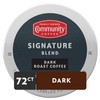 Community Coffee Signature Blend 72 Count Coffee Pods, Dark Roast,