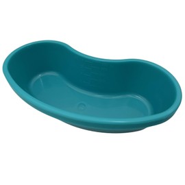 Emesis Basin - 500 CC Kidney Shaped Turquoise Emesis Basin with Graduations (Pack of 5)